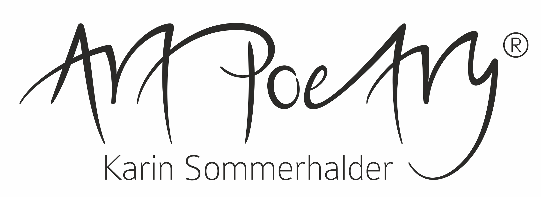 Art Poetry | Handgeschriebene Worte von Karin Sommerhalder digital zu Wortgeflechten verwoben